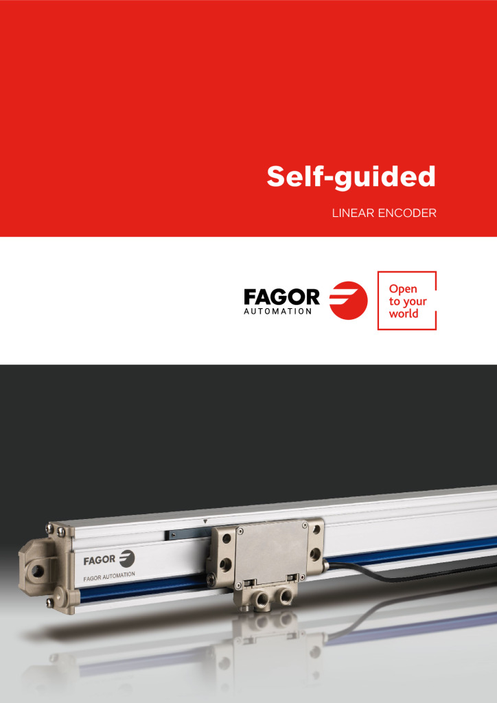 Self-guided linear encoders