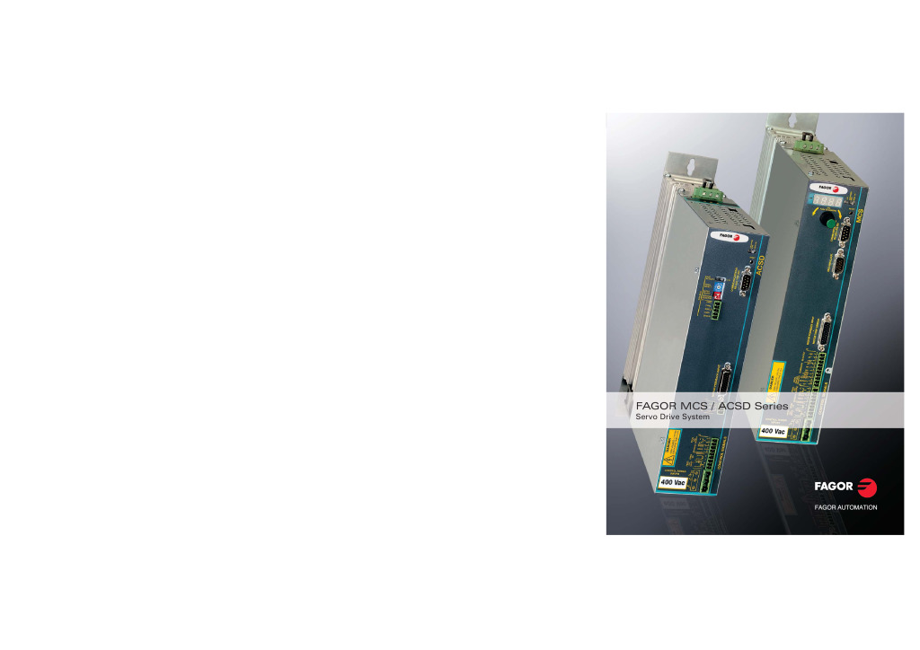 MCS / ACSD Series Servo Drive System