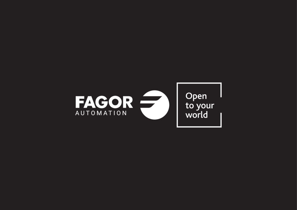 Fagor Automation Logo + claim Horizontal Negative