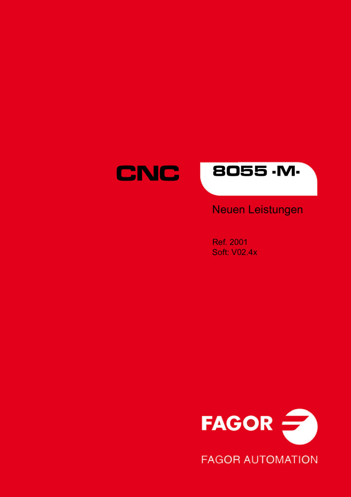 CNC 8055 M New Features