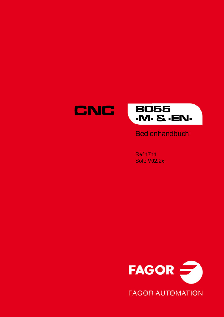 CNC 8055 M Operating Manual