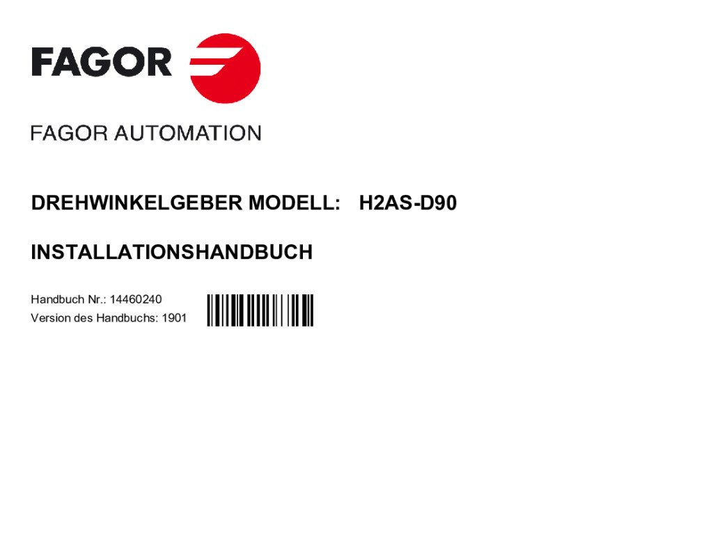 H2-D90 absolute angular encoder – SSI (Siemens) protocol