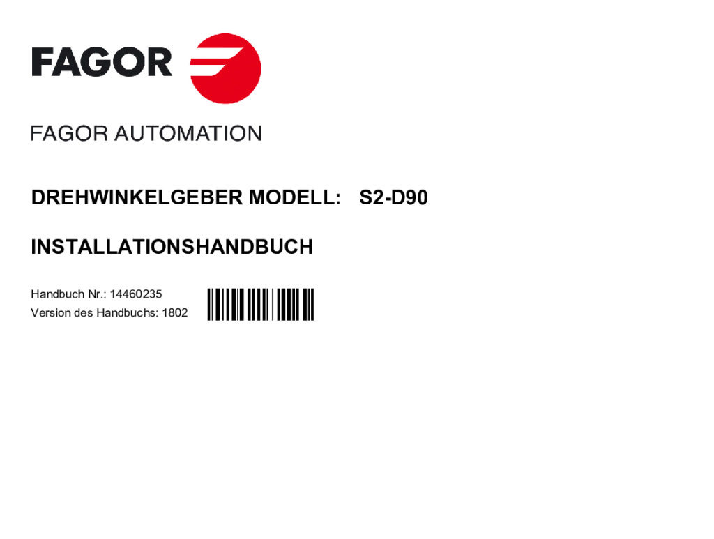 S2-D90 incremental angular encoder