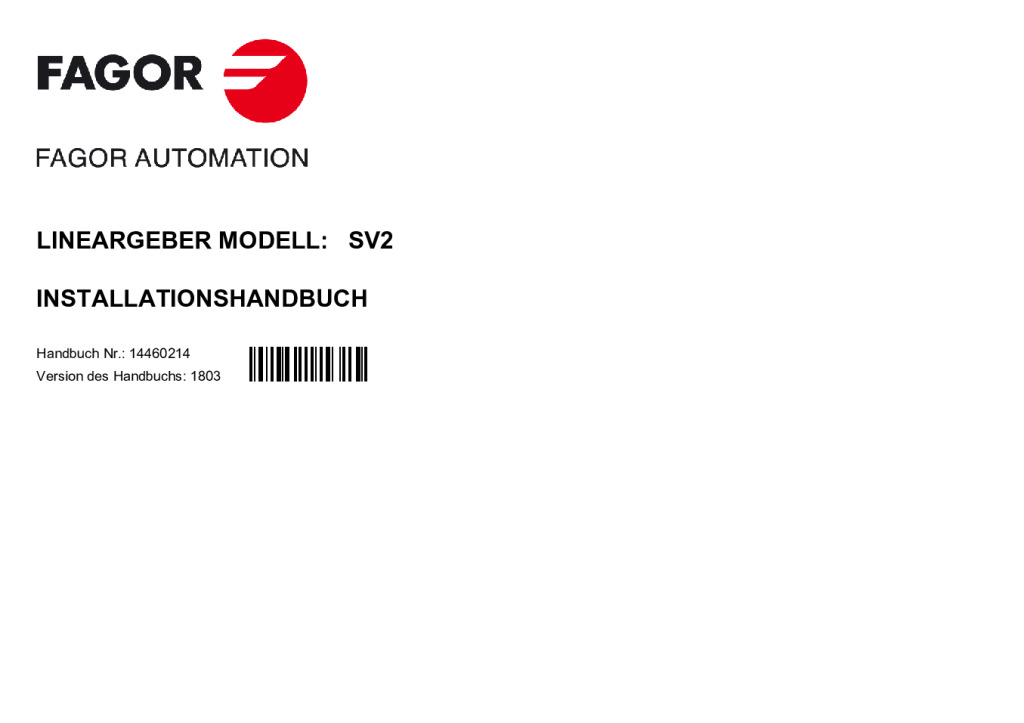 SV2 model incremental linear encoder