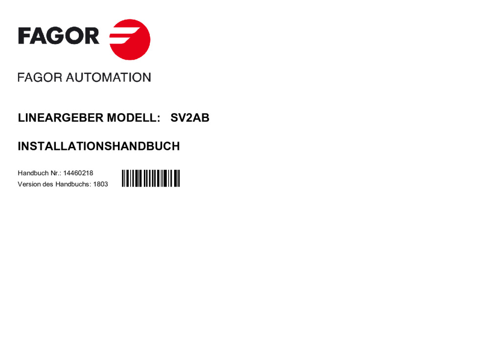 SV2 model absolute linear encoder – BiSS C + 1Vpp protocol