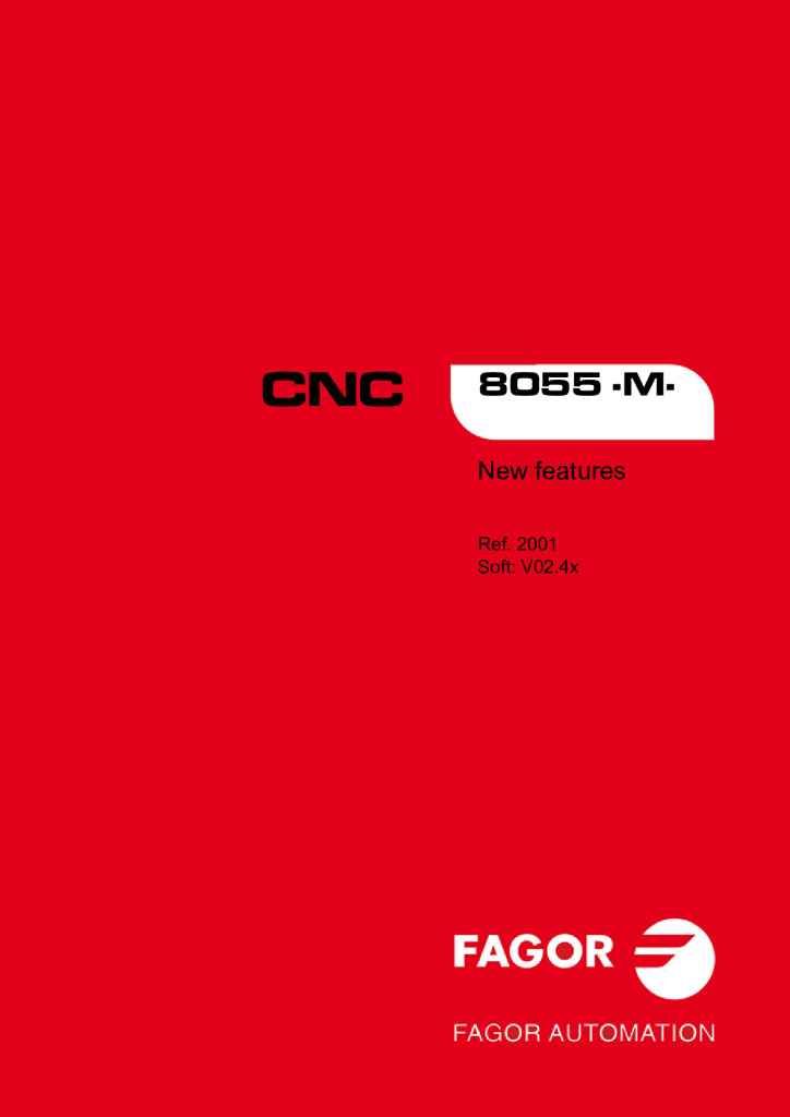 CNC 8055 M New Features
