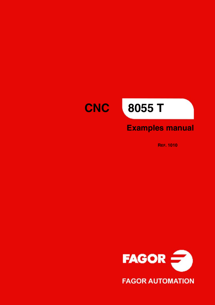 CNC 8055 T Examples Manual