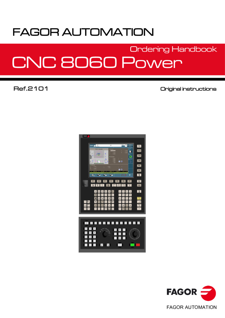 CNC 8060 Ordering Handbook