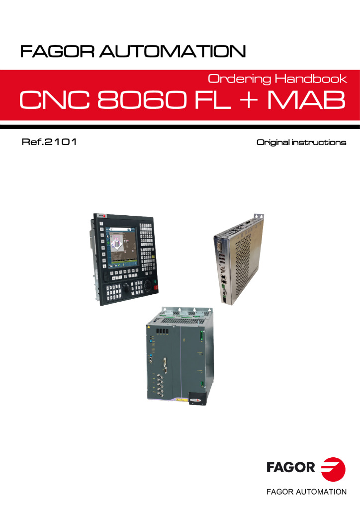 CNC 8060 FL + MAB Ordering Handbook