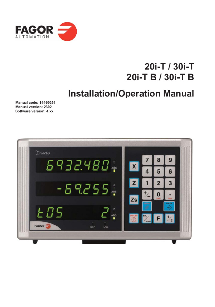 Readout Innova DRO – 2 and 3 axis lathe