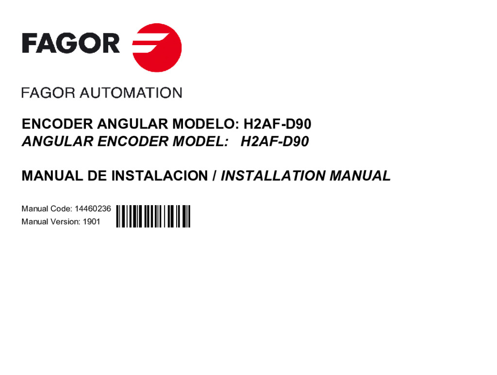 H2-D90 absolute angular encoder – Fanuc protocol
