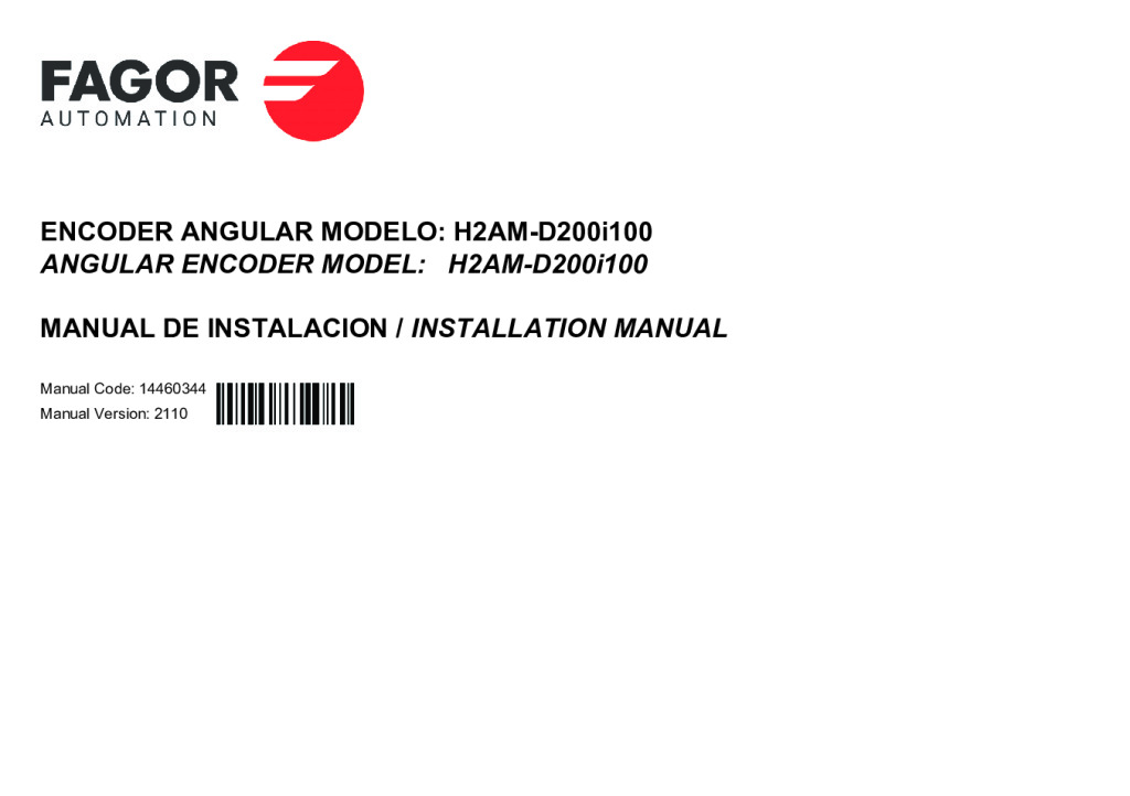 H2-D200i100 absolute angular encoder –  Mitsubishi protocol