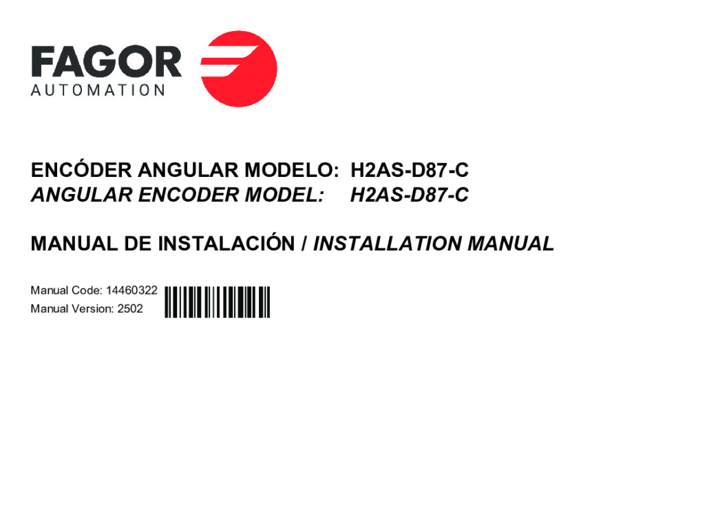 H2-D87-C absolute angular encoder – SSI (Siemens) protocol