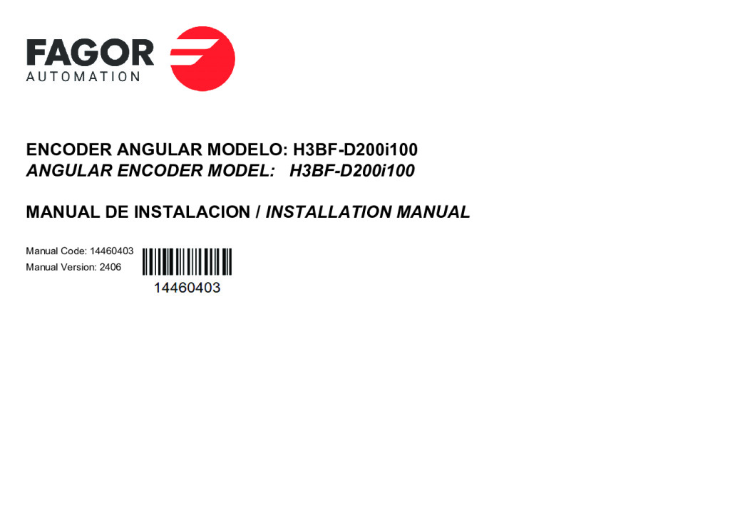 H3-D200i100 absolute angular encoder – Fanuc protocol