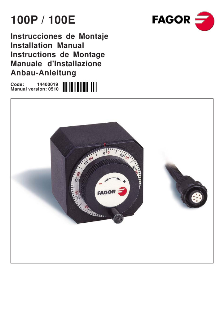 100P/100E handwheel.