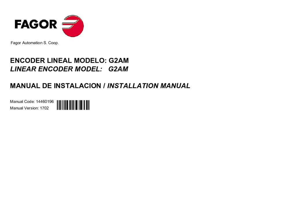 G2 model absolute linear encoder – Mitsubishi protocol