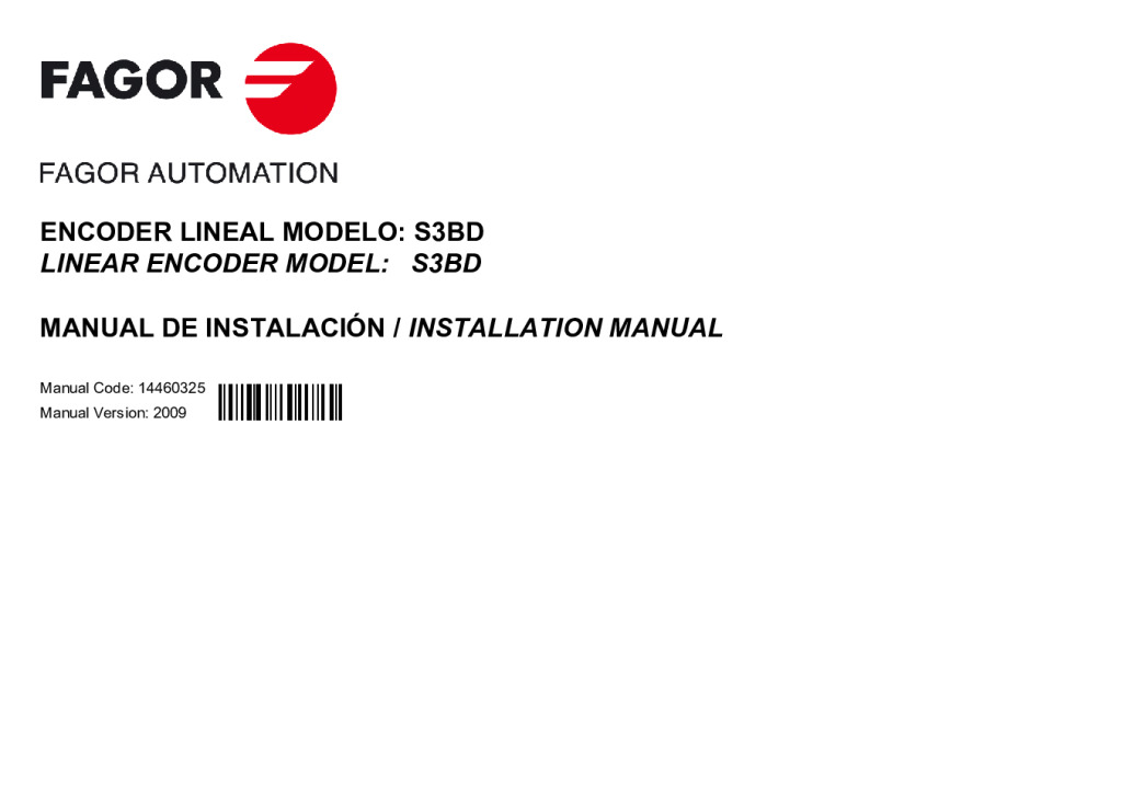 S3 model absolute linear encoder – FeeDat (Fagor) protocol
