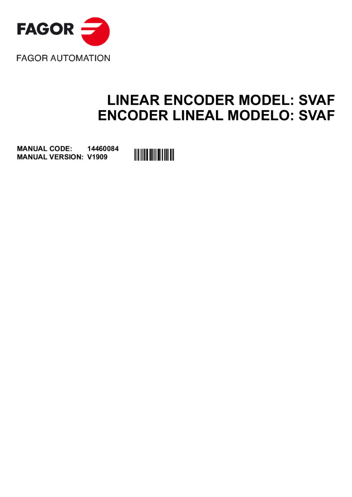 SV model absolute linear encoder – Fanuc protocol