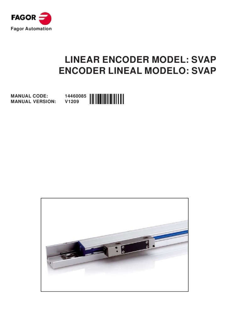 SV model absolute linear encoder – Panasonic protocol