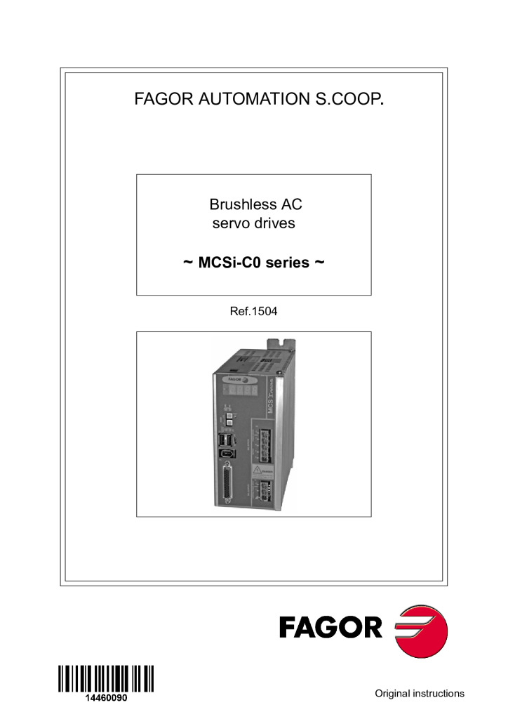 MCSi-C0. User Manual