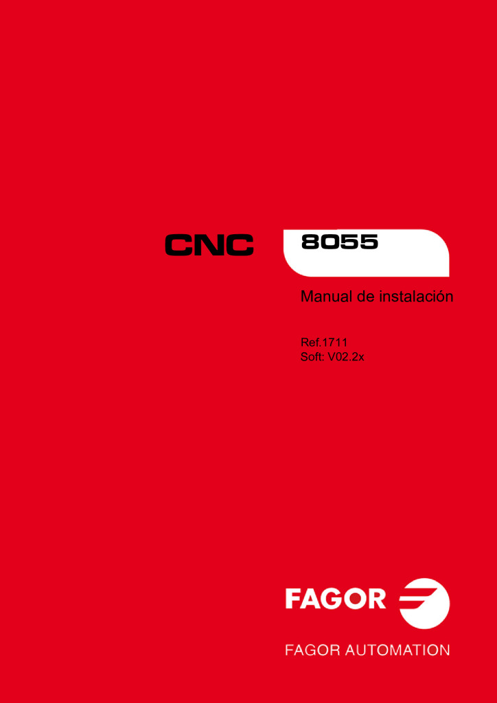 CNC 8055 Installation Manual