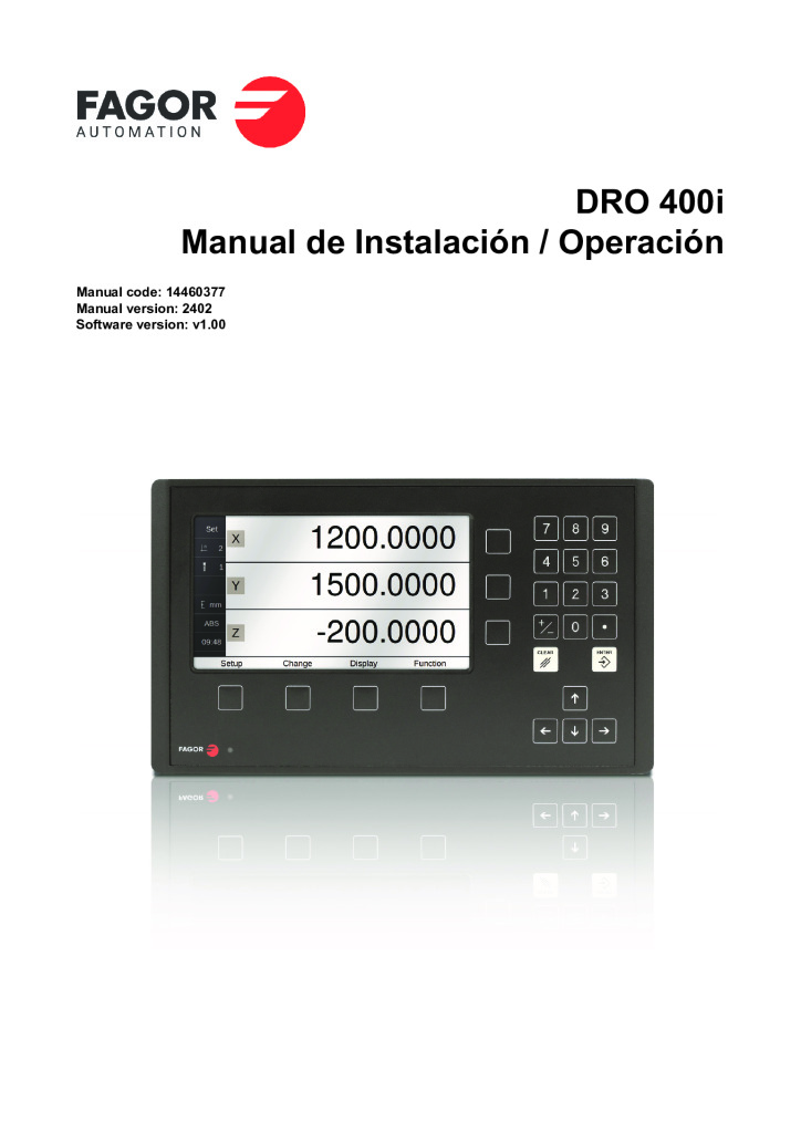 Readout 400i – 3 axis