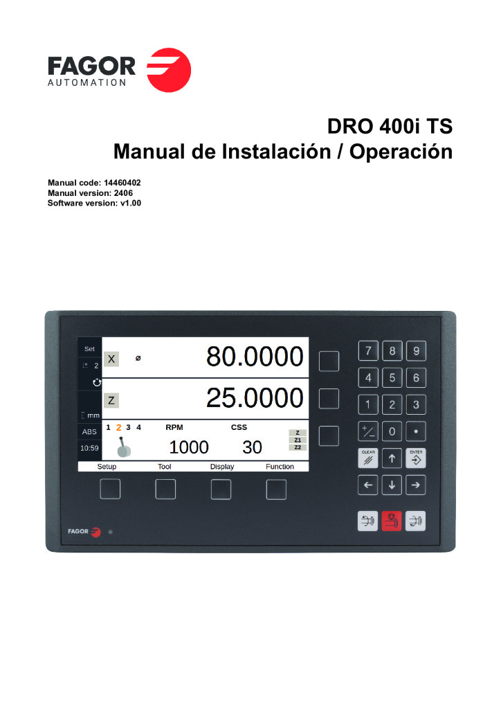 Readout 400i-TS – 3 axis