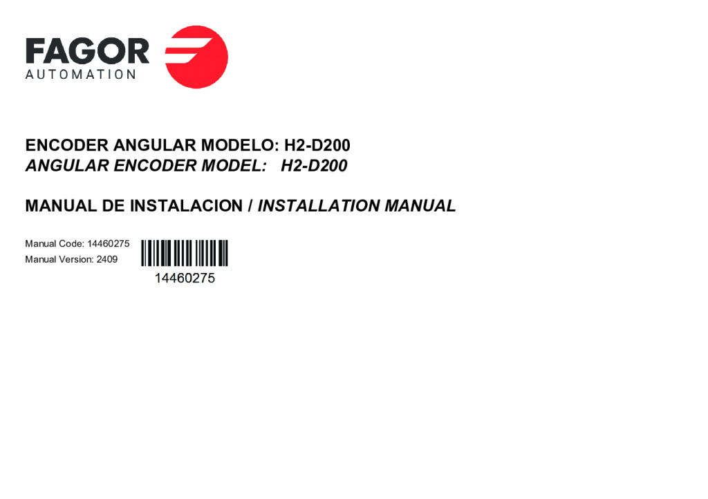 H2-D200 incremental angular encoder