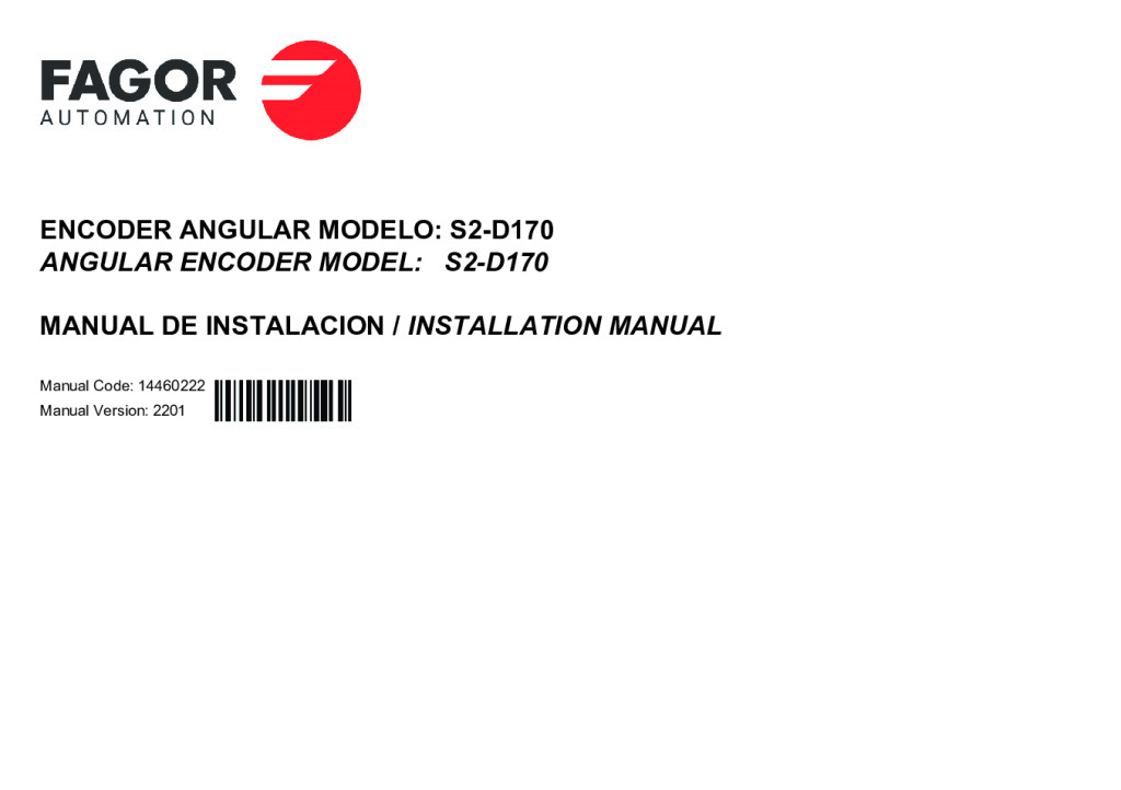 S2-D170 incremental angular encoder