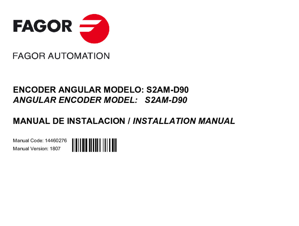 S2-D90 absolute angular encoder – Mitsubishi protocol
