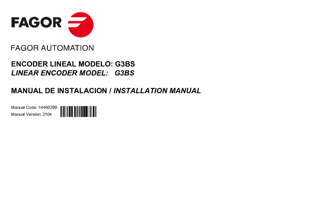 G3 model absolute linear encoder – SSI (Siemens) protocol