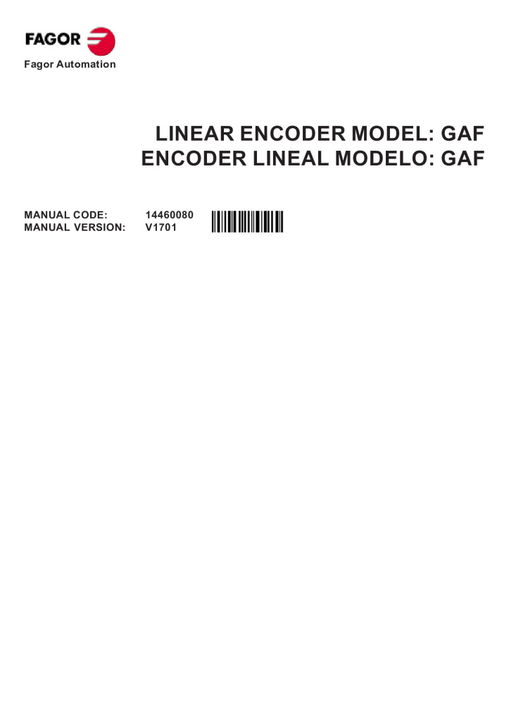 G model absolute linear encoder – Fanuc protocol