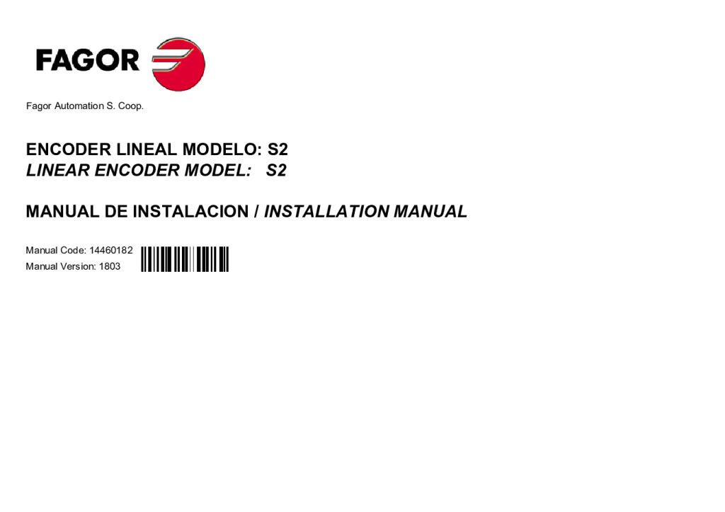 S2 model incremental linear encoder