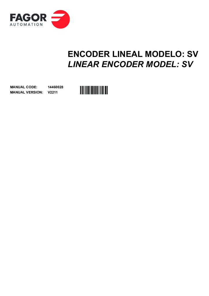 SV model incremental linear encoder