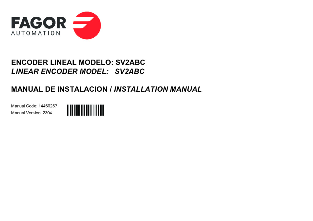 SV2 model absolute linear encoder – BiSS C protocol