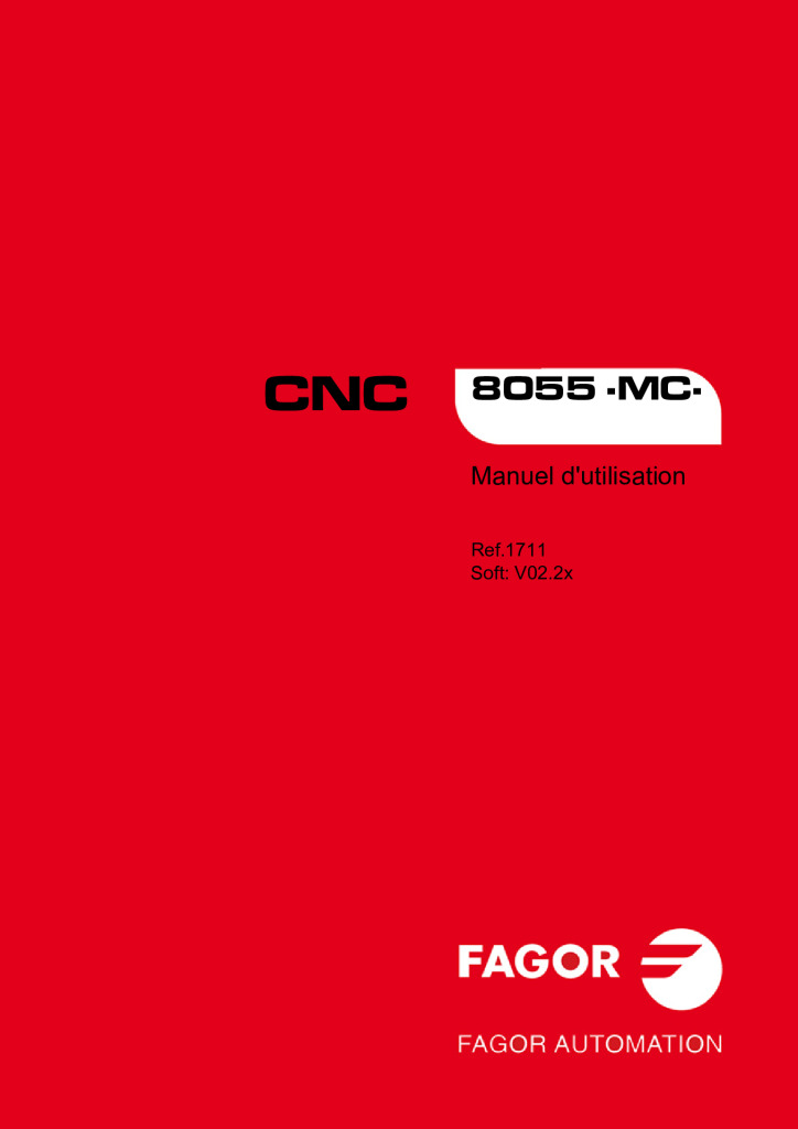 CNC 8055 MC Operating Manual