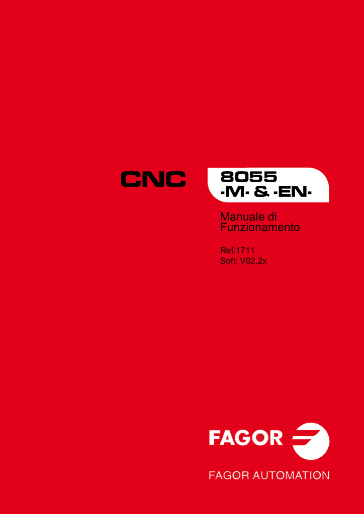 CNC 8055 M Operating Manual