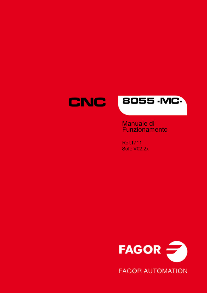 CNC 8055 MC Operating Manual