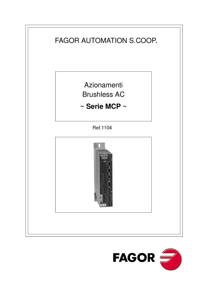 MCP. User Manual
