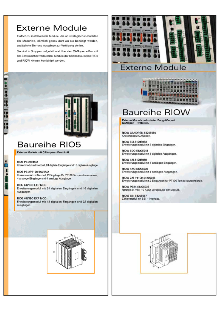 Distributed Inputs and Outputs CNC 8055