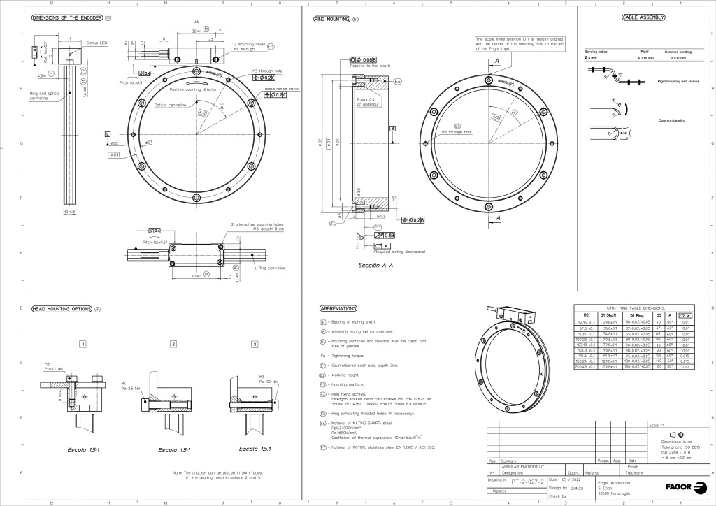 UT 2D MECHANICAL DATA SHEET