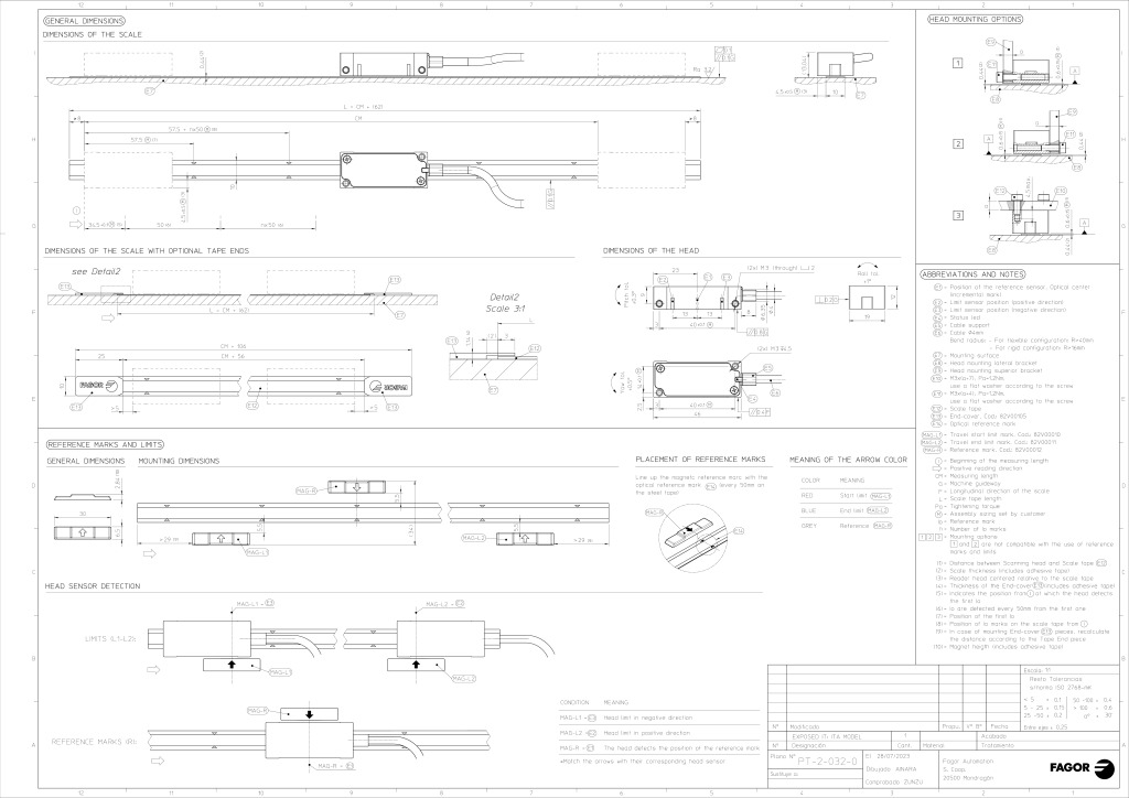 ITA 2D MECHANICAL DATA SHEET